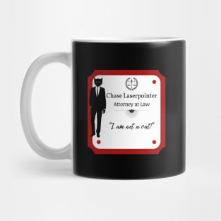 Chase Laserpointer, Cat Lawyer Mug